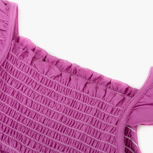 Abito Estivo in Maglia per <span class=keywords><strong>Neonati</strong></span> <span class=keywords><strong>Unisex</strong></span>, Personalizzato, Morbido, in Bambù, Ecologico, con Maniche a Petalo e Volant - Product Image 4