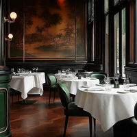 Meubles de salle à manger de restaurant occidental, ensemble de tables et de chaises, design moderne, OEM ODM, style nordique, pour hôtels, restauration, bars, vente en gros