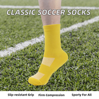Chaussettes de football classiques longues en tricot antidérapantes de qualité supérieure pour hommes et femmes, chaussettes de compression écologiques à séchage rapide
