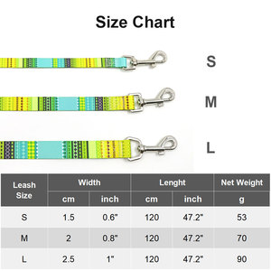 Geometric Pattern Polyester <b>Dog</b> <b>Leash</b> Durable Tribal Style All Seasons for <b>Dogs</b> - Product Image 3
