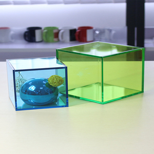 Bán Buôn Custom Made Giá Rẻ Rõ Ràng Trắng Lớn Nhỏ <span class=keywords><strong>Plexiglass</strong></span> Bao Bì Hộp Hình Chữ Nhật Vuông Acrylic Lưu Trữ Hộp Với Nắp - Product Image 2