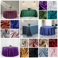 Großhandel Elegante Hochwertige Samt-Tischdecke für Hochzeiten, Bankette und Partys
