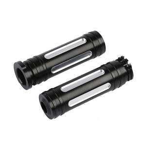 Manopole universali CNC da 1 pollice per <span class=keywords><strong>Harley</strong></span> Touring Sportster Softail Dyna <span class=keywords><strong>V</strong></span> <span class=keywords><strong>Rod</strong></span> 25mm, manopole per manubrio moto XF2906C124-01 - Product Image 2