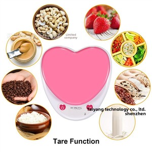 Báscula de Cocina Electrónica en Forma de Corazón 01, Pequeñ<span class=keywords><strong>a</strong></span>, Portátil, <span class=keywords><strong>a</strong></span> Pilas, Multifuncional, para Harina y Hierbas - Product Image 2