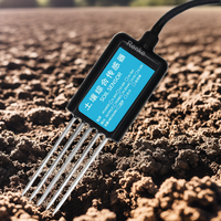 Capteur de sol KLZD multifonctionnel pour pH, conductivité électrique, acidité, alcalinité, NPK, avec prise en charge de la connexion en série et de la mise en réseau