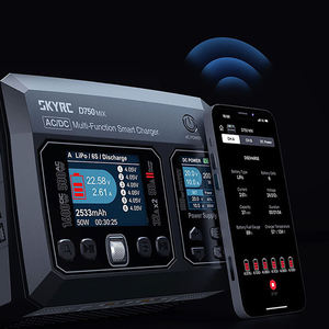 Chargeur-déchargeur intelligent à double sortie SKYRC D750 MIX AC 500W DC 1600W pour batterie agricole, modèle RC, drone - Product Image 2