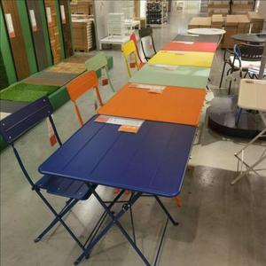 <span class=keywords><strong>Table</strong></span> pliante tout-terrain pour l'extérieur, idéale pour les grillades, la randonnée et les réunions de famille, avec surface antidérapante et mécanisme de montage rapide - Product Image 2