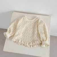 Ensemble de vêtements pour bébé Engepapa, style européen et américain, hauts et pantalons imprimés en tissu gaufré d'épaisseur normale, pour filles du printemps