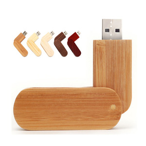 Hohe Qualität Holz Usb-Stick Swivel Usb 2.0 3,0 Pen Drive 32 GB, 128GB Bambus-Stick 64 GB, 16 GB, 8GB Mit Logo Custom - Product Image 5