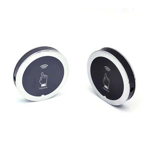 Sensor de <span class=keywords><strong>Puerta</strong></span> Táctil Metálico CANBO Serie M-501, Tipo Redondo, Sensor de Onda Infrarroja, Interruptor Automático para <span class=keywords><strong>Puerta</strong></span> - Product Image 3