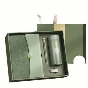 Promotional Business Custom Corporate Gift <b>Set</b> <b>Notebook</b> Diary Giveaways Logo Advertising Silk Screen Printed Paper Gift - Product Image 4