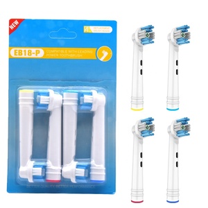 Nouvelles têtes de <span class=keywords><strong>brosse</strong></span> à dents électriques compatibles avec la brevetée <span class=keywords><strong>3D</strong></span> Pro <span class=keywords><strong>White</strong></span>, 4 pièces pour usage domestique - Product Image 1
