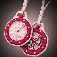Montre de poche mécanique transfrontalière la plus vendue, mouvement à double plateau, boîtier en céramique, bracelet en résine, modèle co-marqué WQ AP pour homme
