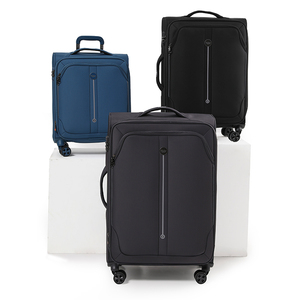 Goby London Ensemble de 3 bagages en <span class=keywords><strong>tissu</strong></span> léger de haute qualité <span class=keywords><strong>Valise</strong></span> à roulettes souple et durable avec serrure TSA et roulette - Product Image 6
