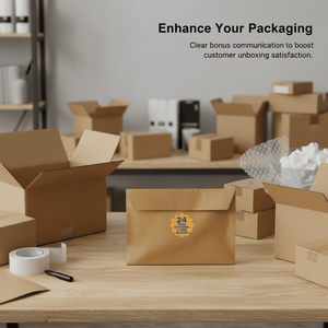 สติกเกอร์แจกโปรโมชั่นแบบกำหนดเอง ป้ายส่งเสริมการขายสำหรับร้านค้าปลีก สติกเกอร์แบบติดเอง - Product Image 3