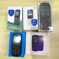 Téléphone portable GSM NOK105 version 2019, état neuf, double SIM, petit clavier QWERTY, appareil photo, français, allemand, vente en gros d'usine