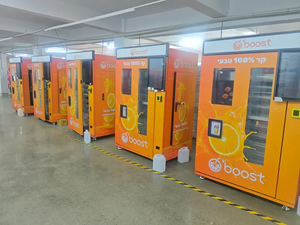 Distributeur automatique de jus d'orange frais <span class=keywords><strong>24h</strong></span>/24 3000MAX - Écran tactile intelligent, surveillance à distance et personnalisation de l'autocollant - Product Image 3