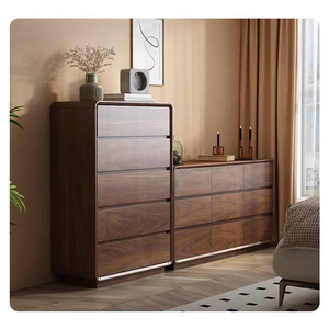 <strong>Tallboy</strong> Modern Furniture Solid Wood Oak <strong>Chest</strong> <strong>of</strong> <strong>Drawers</strong> <strong>of</strong> Bedroom - Product Image 2