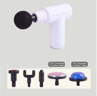 Prix d'usine Mini pistolet de massage portable Application corporelle polyvalente à double tête chaude et froide