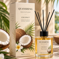 Diffuseur de parfum d'ambiance de luxe pour la maison, diffuseur de parfum aux fruits en bouteille de verre, huile essentielle parfumée pour chambre à coucher, diffuseur à bâtonnets