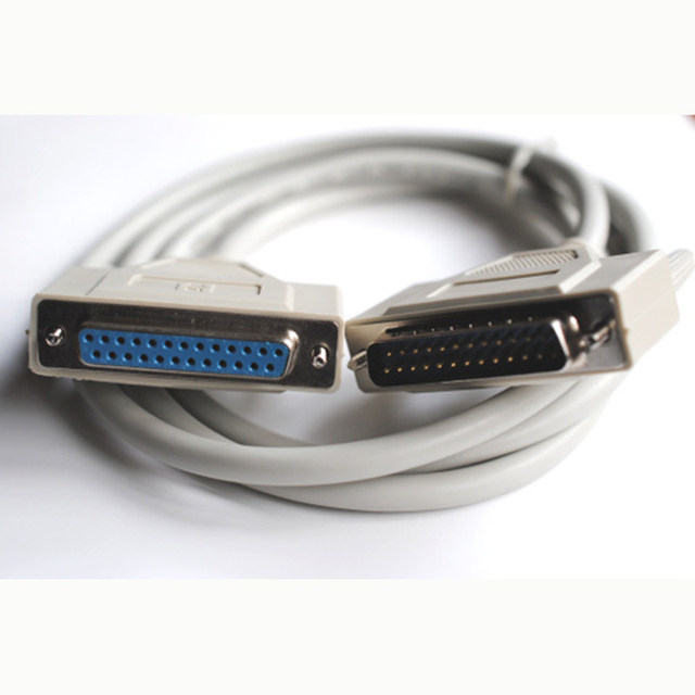 DB25 Parallel Printer Extension Cable 25-Pin Data Cable Male-To-Female 15/3/5 Meters Made in China