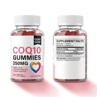 OEM/ODM Private Label CoQ10 Gummies Hartgezondheid Cardiovasculaire Ondersteuning Celenergie Dagelijkse Welzijnssupplement