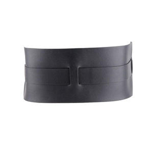 <span class=keywords><strong>Ceinture</strong></span> de mode professionnelle de <span class=keywords><strong>marque</strong></span> supérieure en cuir véritable imprimé pour <span class=keywords><strong>femme</strong></span>, noire mate, extra large, avec boucle carrée à ardillon - Product Image 3
