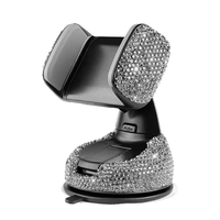 Support de téléphone portable pour tableau de bord, accessoires de voiture brillants, support de smartphone pour pare-brise