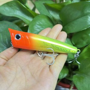 Huiping 90F Topwater Popper Señuelos de <span class=keywords><strong>Pesca</strong></span> 90mm 23g DASHER cebos duros artificiales flotantes para agua salada <span class=keywords><strong>Pesca</strong></span> de alta resistencia - Product Image 4