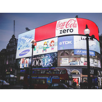 Panneau mural Led 3D 4D, grand écran d'affichage publicitaire, pour la construction, surface publicitaire, prix