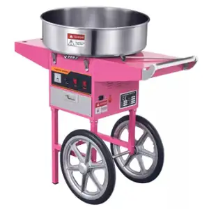 Hot Sale Commercial Pretty Electric Sugar Sweet Making Cart Big Cotton Candy Machine Candy Floss Machine
