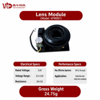 Module de filtre IR-CUT professionnel 3.0-4.0V 20Ω avec filetage d'objectif M12 et entraînement haute précision pour système de vision robotique