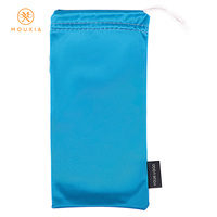 Sacs à cordon en microfibre imprimés par transfert thermique pour lunettes, sacs de rangement pour lunettes de soleil et étuis de luxe pour lunettes – Vente en gros