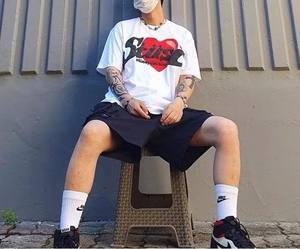 Camiseta de manga corta <span class=keywords><strong>CPFM</strong></span> X Kanye West High-Street, estampado de corazón y letras en espuma, camiseta moderna para parejas - Product Image 4