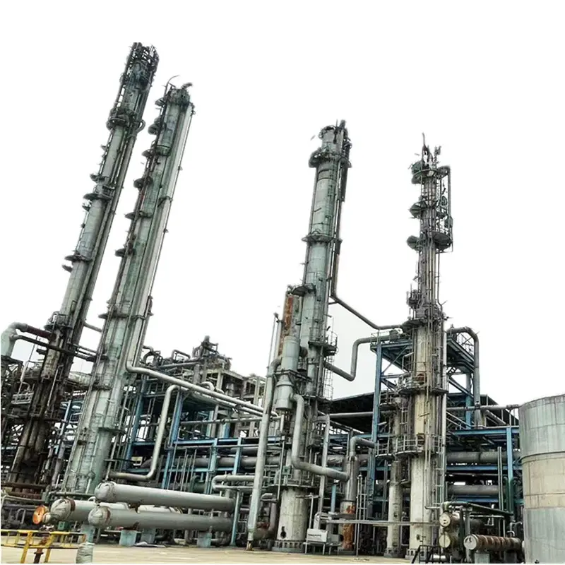 Euro 6 Car Diesel Refining From Used Waste Black Tire Oil Crude Oil Heavy Oil M100 Recycling Turnkey Equipment