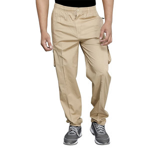 Pantalons cargo pour hommes, personnalisables en couleur et logo, décontractés, à taille élastique, respirants - Product Image 1