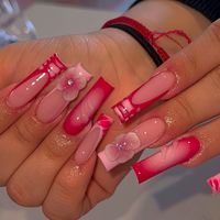 Machine à ongles réutilisables de luxe, ongles acryliques personnalisés par pression, ongles artificiels