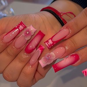 <span class=keywords><strong>Uñas</strong></span> Postizas <span class=keywords><strong>de</strong></span> Acrílico <span class=keywords><strong>de</strong></span> Diseño <span class=keywords><strong>de</strong></span> Lujo, Reutilizables, Personalizadas, <span class=keywords><strong>Uñas</strong></span> Artificiales - Product Image 2