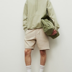 Sudadera con Capucha de Forro Polar de Peso Medio, Corte Regular, Manga Larga, Largo Regular, Color Verde Pistacho, Bordada para Hombre - Product Image 4