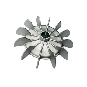 ASTM стандарт DIN изготавливаемое по заказу литье лопасть охлаждающего вентилятора алюминиевая крыльчатка сложной формы лопатки турбины