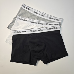 <span class=keywords><strong>Boxer</strong></span> in Cotone Senza Cuciture con Etichetta Privata, Sostenibili, Traspiranti, Elastici, con Design Stampato a Lettere, Intimo Maschile per Adulti - Product Image 3