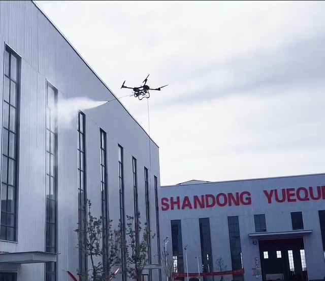 Remote Control Cleaning Drone Autonomous Robot for High Rise Building Facade Glass Cleaning Wholesale Cleaning Drone
