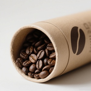 Wholesale Luxury Food-Grade Paper Tube Packaging Decorative Label Printed Gift Tube for Coffee for Cylindrical Packaging - Product Image 3