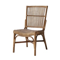 Vente chaude de meubles de jardin modernes en rotin chaise de salle à manger en plein air