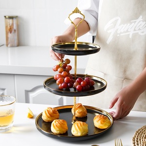 3-Tier Cupcake Cake Stand Kid's Party Supplies Favors for Birthday Tea Afternoon Christmas-Dessert Serving <strong>Tray</strong> with <strong>Candy</strong> Bar - Product Image 2