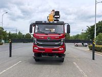 Camion-grue à flèche droite hydraulique 5T XC-MG Dongfeng 4x2 avec cabine d'équipage 6 places pour travaux municipaux