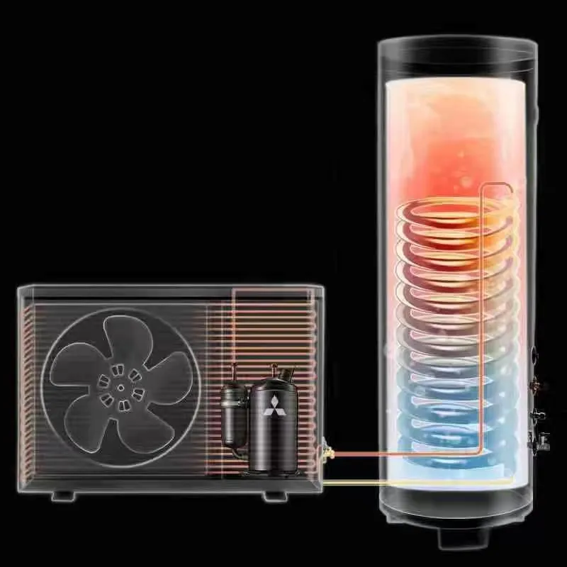 Réservoir tampon pompe à chaleur chaudière réservoir de stockage d'eau chaude en acier inoxydable 200L 300L CE réservoir en acier inoxydable
