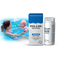 Kits de test d'eau pour spa et piscine Offre Spéciale 3 en 1 avec bandelettes de test d'alcalinité totale et de pH du chlore libre