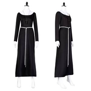 Disfraz de Monja Sexy para Mujer, Conjunto Completo con Velo y Cruz, Disponible para Fiestas, Juegos de Rol y Mascaradas - Product Image 3