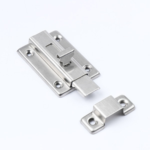 Stainless Steel Door Bolt Lock For Bathroom And Room Doors Traditional Style Easy Installation JNT 120 - Product Image 1